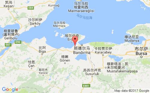 埃丁吉克港港口位置