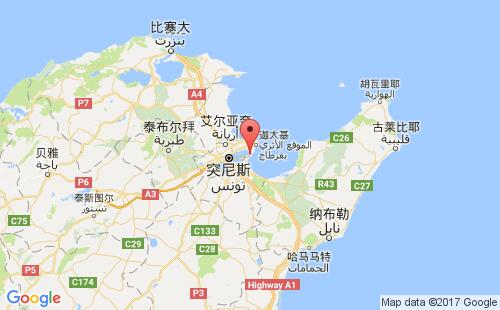 拉古莱特港港口位置