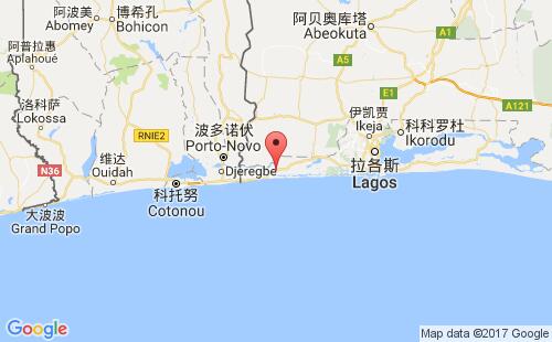 巴达格里港港口位置