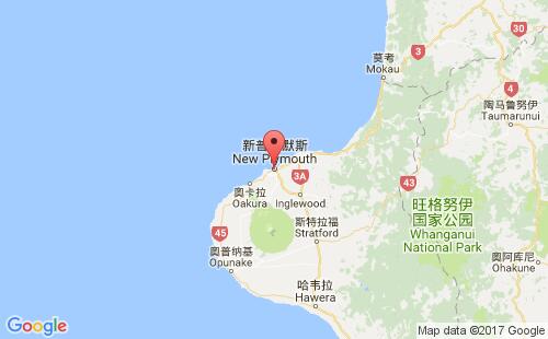 新普利茅斯港港口位置