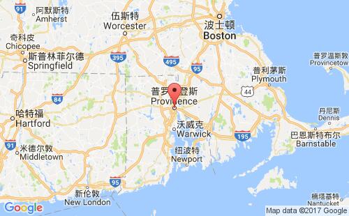 普罗维登斯港港口位置