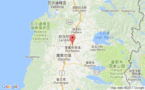 里奥布埃诺港港口位置