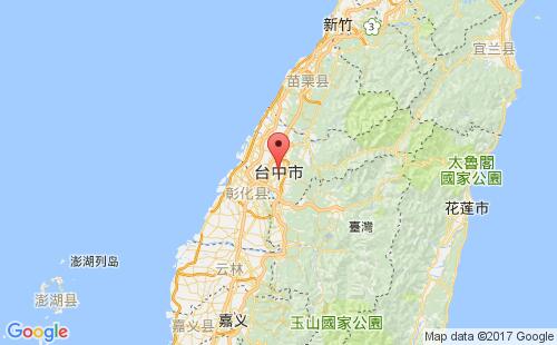 台中港港口位置
