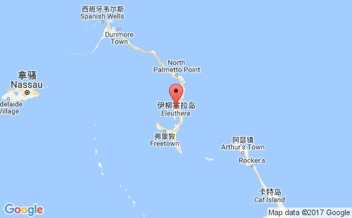 伊柳塞拉岛港港口位置