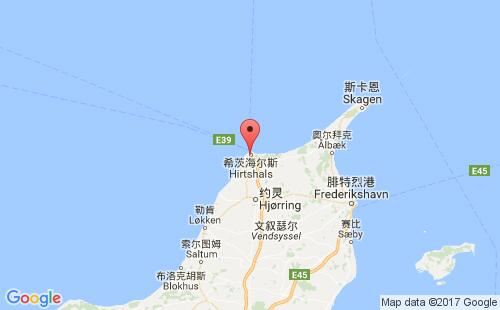 希茨海尔斯港港口位置