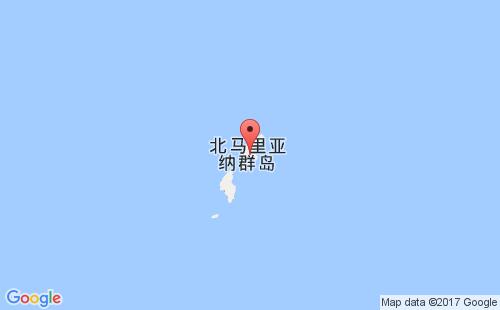 塞班岛港港口位置