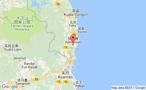 甘马挽港港口位置