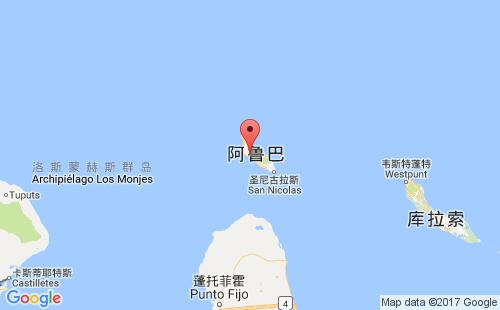 奥拉涅斯塔德港港口位置