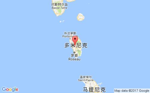 多米尼克港港口位置