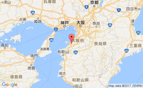 泉佐野港港口位置