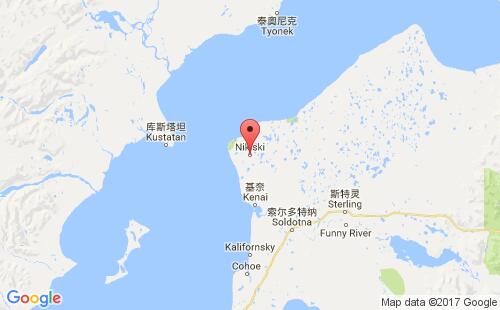 尼基斯基港港口位置
