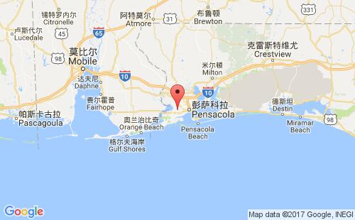 默特尔克里克港港口位置