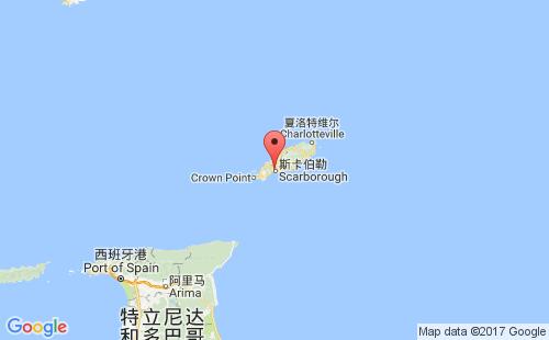 斯卡伯勒港港口位置