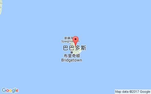 巴巴多斯港港口位置
