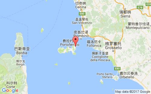 里奥马里纳港港口位置