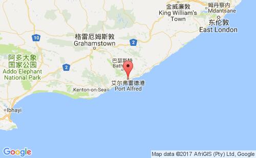 艾尔弗雷德港港港口位置