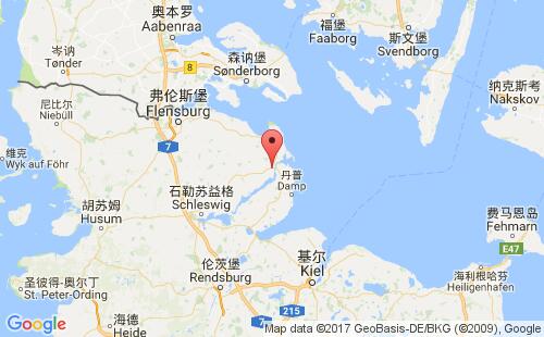卡珀尔恩港港口位置