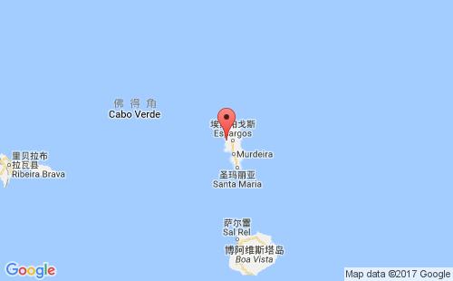 帕尔梅拉港港口位置