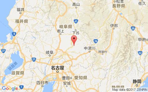 美川港港口位置