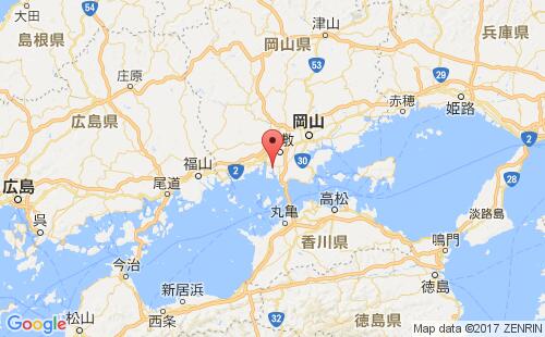 水岛港港口位置