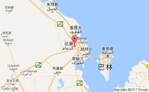 达曼港港口位置