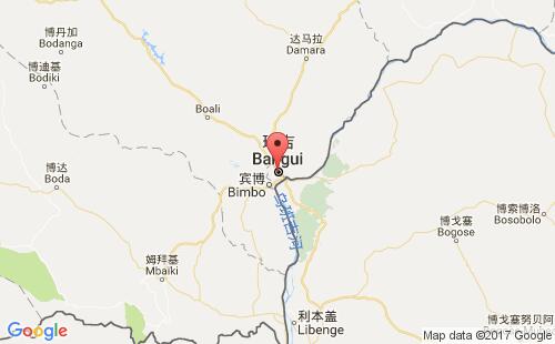 班吉港港口位置