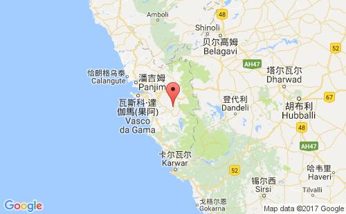 果阿港港口位置