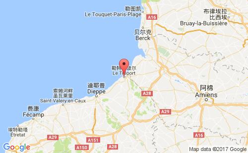 特雷波特港港口位置