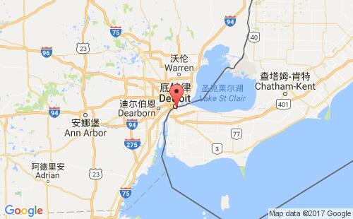 温泽尔港港口位置