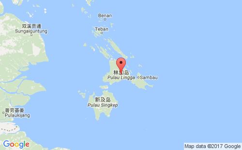 林加港港口位置