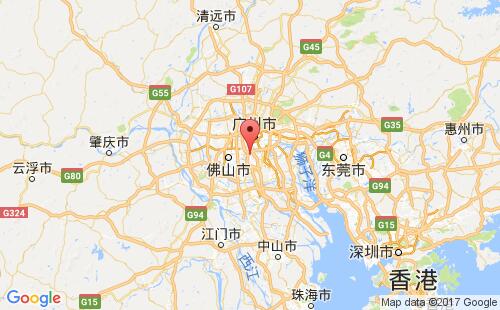 三山,佛山港港口位置