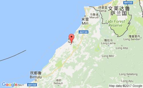 尼亚港港口位置