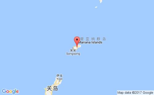 罗塔岛港港口位置