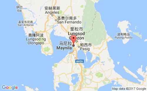 马尼拉港港口位置