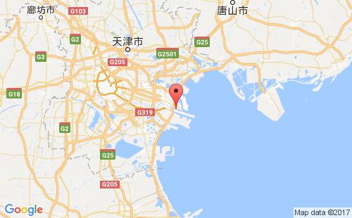 新港,天津港港口位置