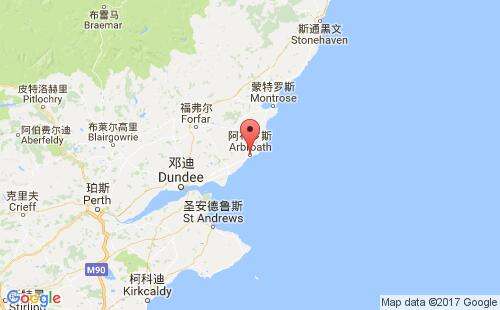 阿布罗斯港港口位置