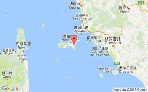 阿祖罗港港港口位置