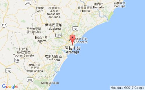 阿拉卡茹港港口位置