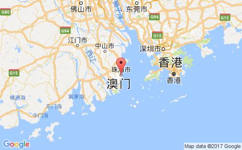 珠海港港口位置