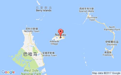 拿骚港港口位置