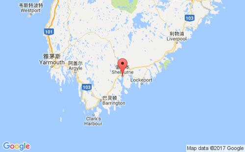 谢尔本港港口位置
