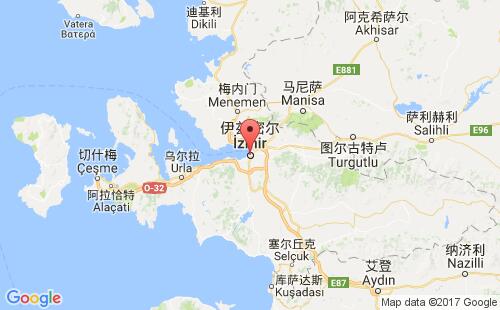 伊兹密尔港港口位置