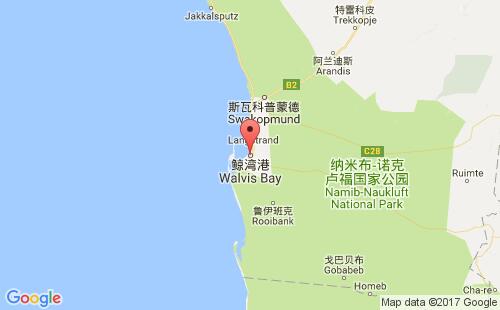 鲸湾港港港口位置