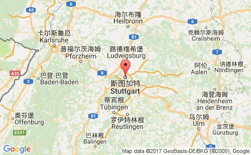 斯图加特港港口位置