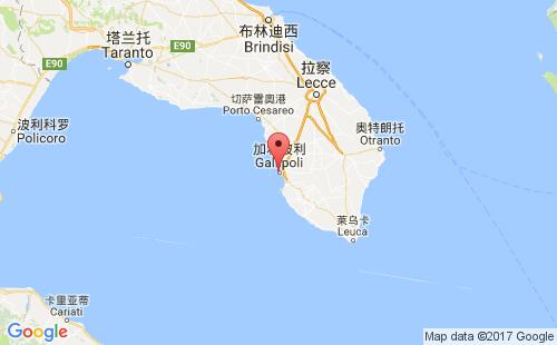 加利波利港港口位置