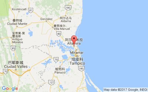 阿尔塔米拉港港口位置