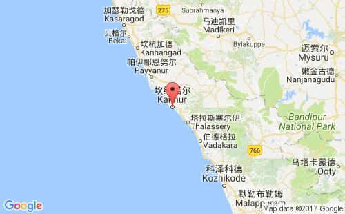 坎纳诺尔港港口位置