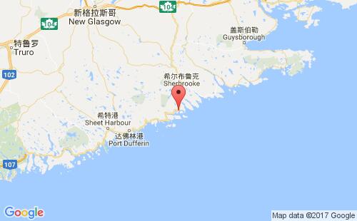 利斯科姆港港口位置