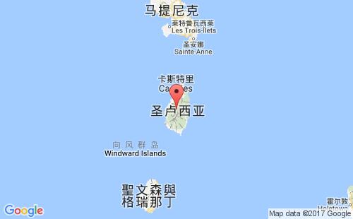 圣卡西亚港港口位置
