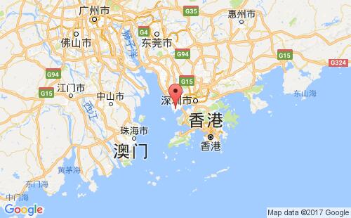 赤湾,深圳港港口位置